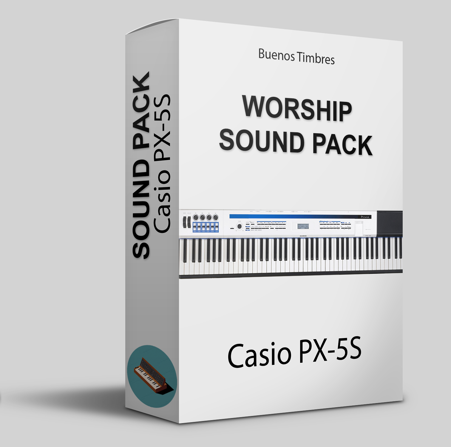 Pacote de sons de adoração para piano digital Casio PX-5S