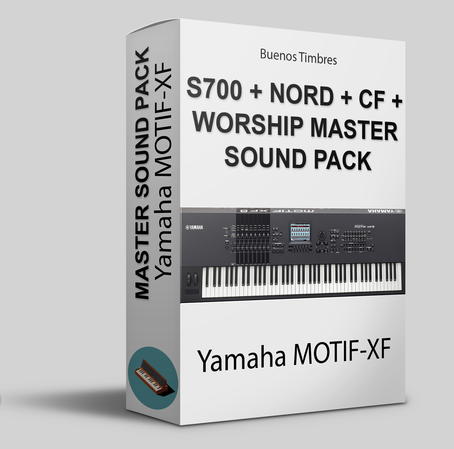 S700 + Nord + CF + Pacote de Sons Worship Master para Yamaha MOTIF-XF