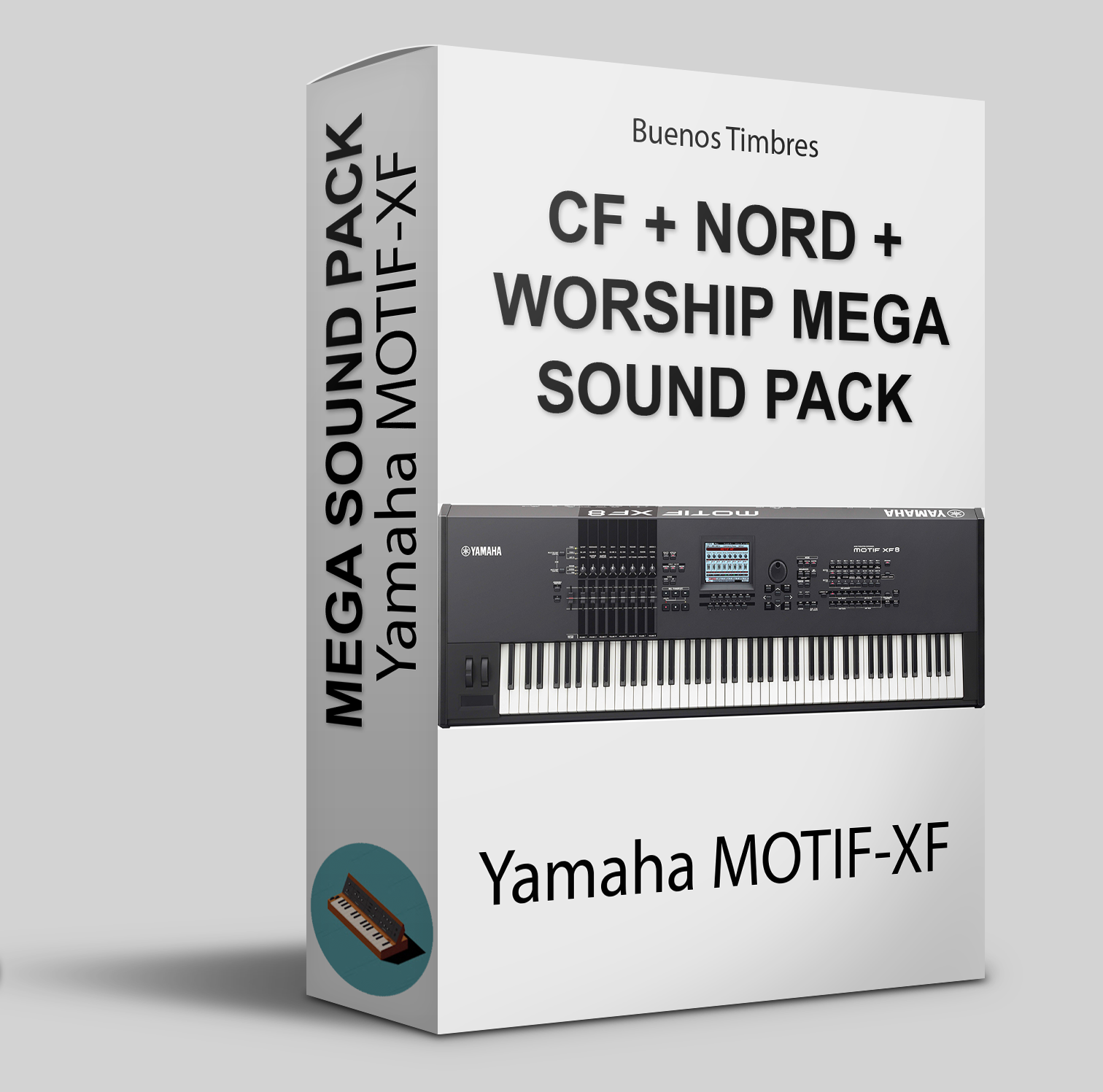 Pacote de som CF + Nord + Worship Mega para Yamaha MOTIF-XF