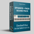 Pacote de som de pianos elétricos + pads para teclados Dexibell Vivo S