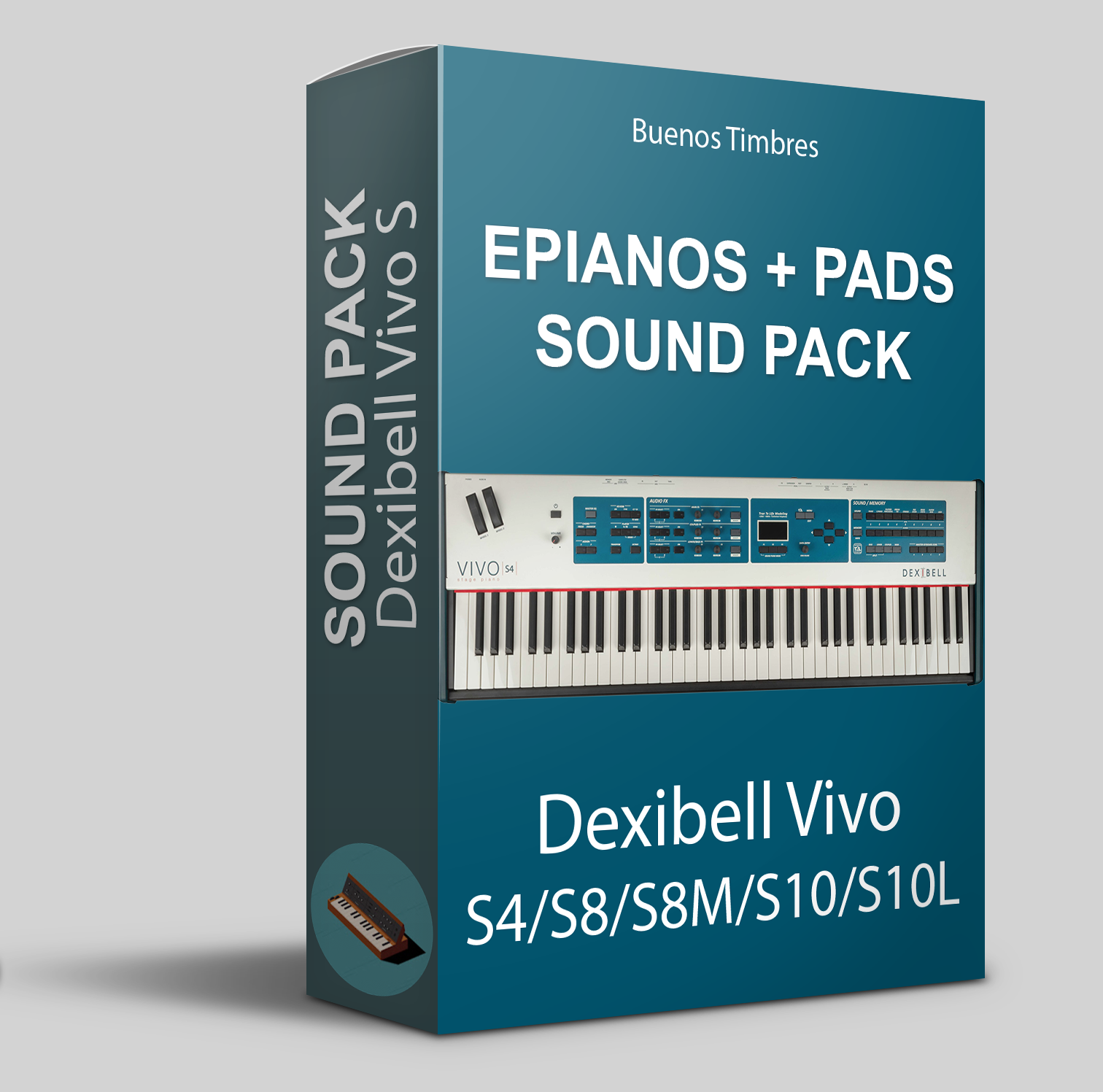 Pacote de som de pianos elétricos + pads para teclados Dexibell Vivo S