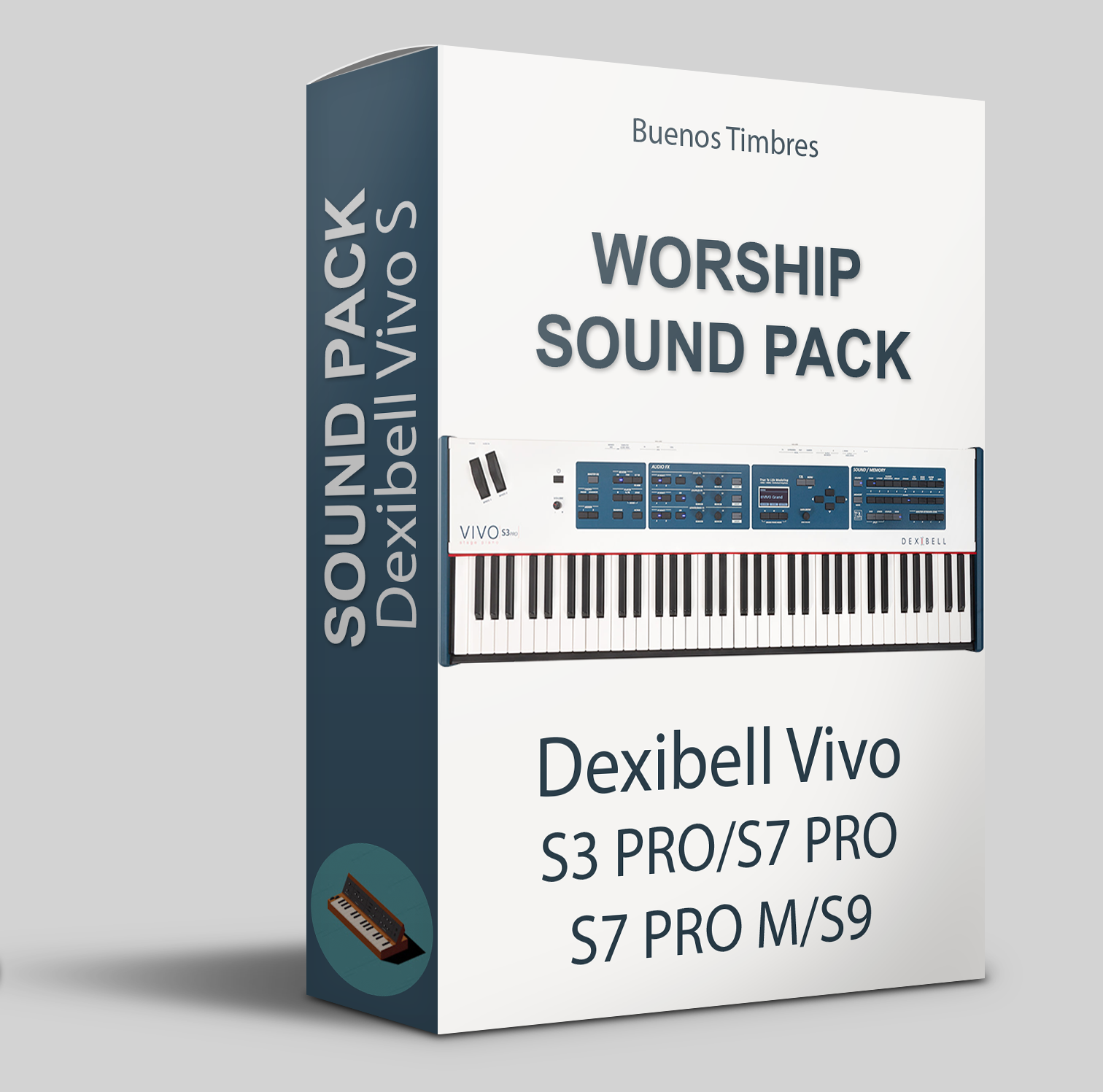 Pacote de som Worship para teclados Dexibell Vivo S legacy