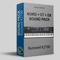 Pacote de som Nord + C7 + DX para Kurzweil K2700