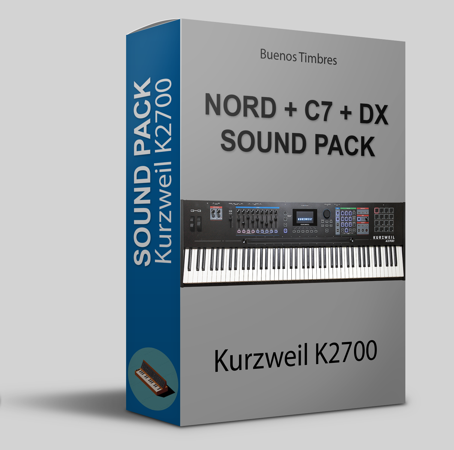 Pacote de som Nord + C7 + DX para Kurzweil K2700