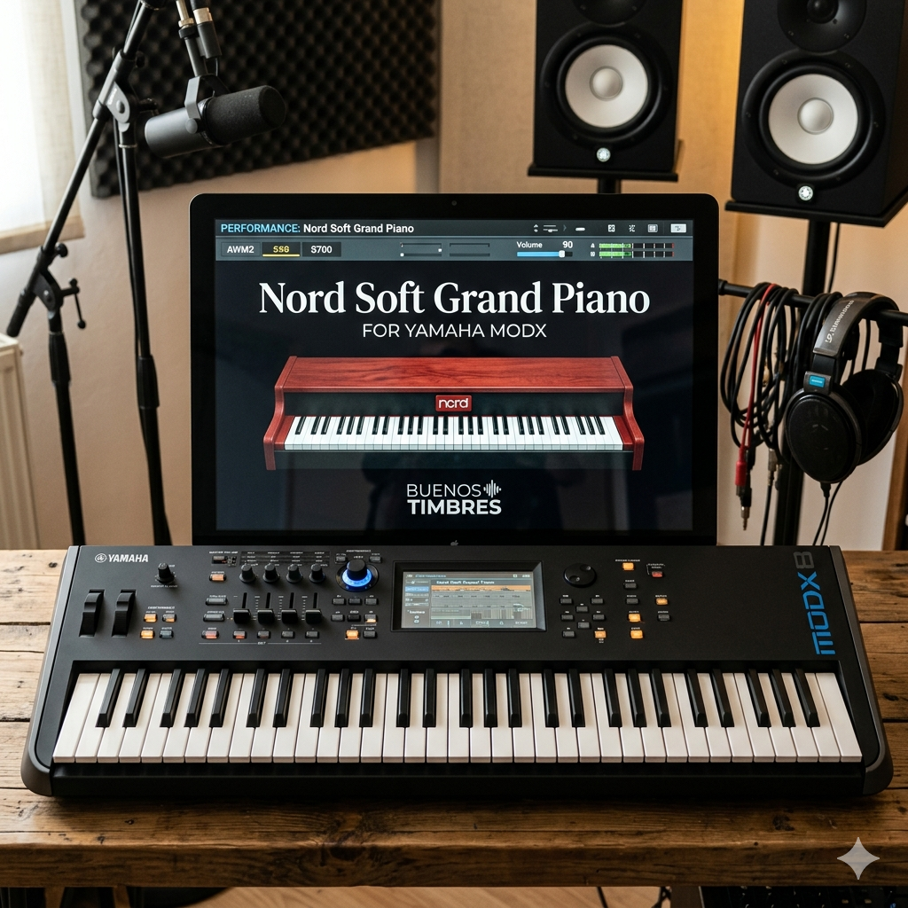 Timbre individual de Piano de Cauda Suave Nord para Yamaha MODX