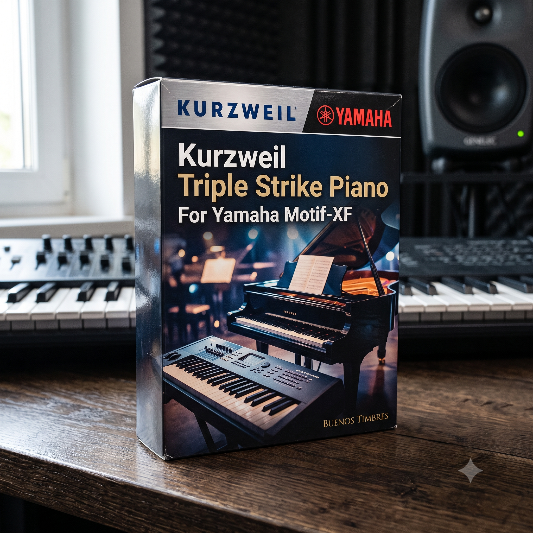 Individual tone Kurzweil Triple Strike Piano for Yamaha Motif-XF