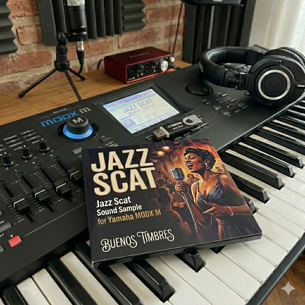 Som de Scat de Jazz Individual para Yamaha MODX M
