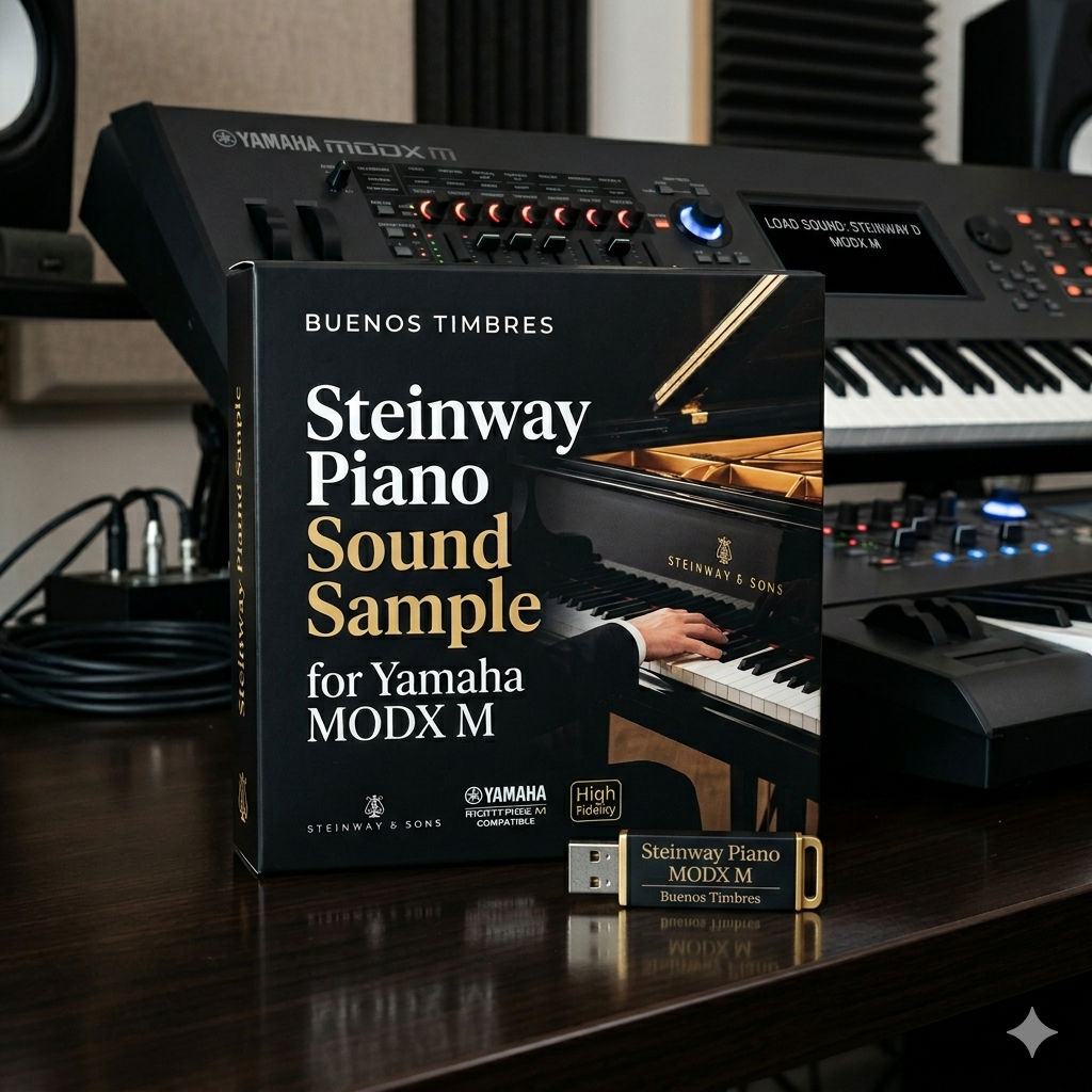 Timbre de piano Steinway exclusivo para Yamaha MODX M