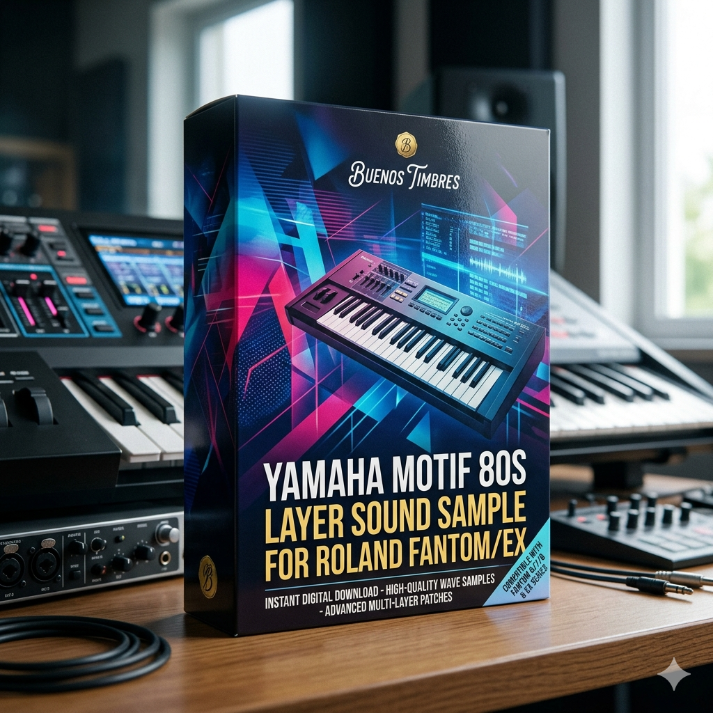 Camada individual de Yamaha Motif dos anos 80 para Roland Fantom e Fantom EX