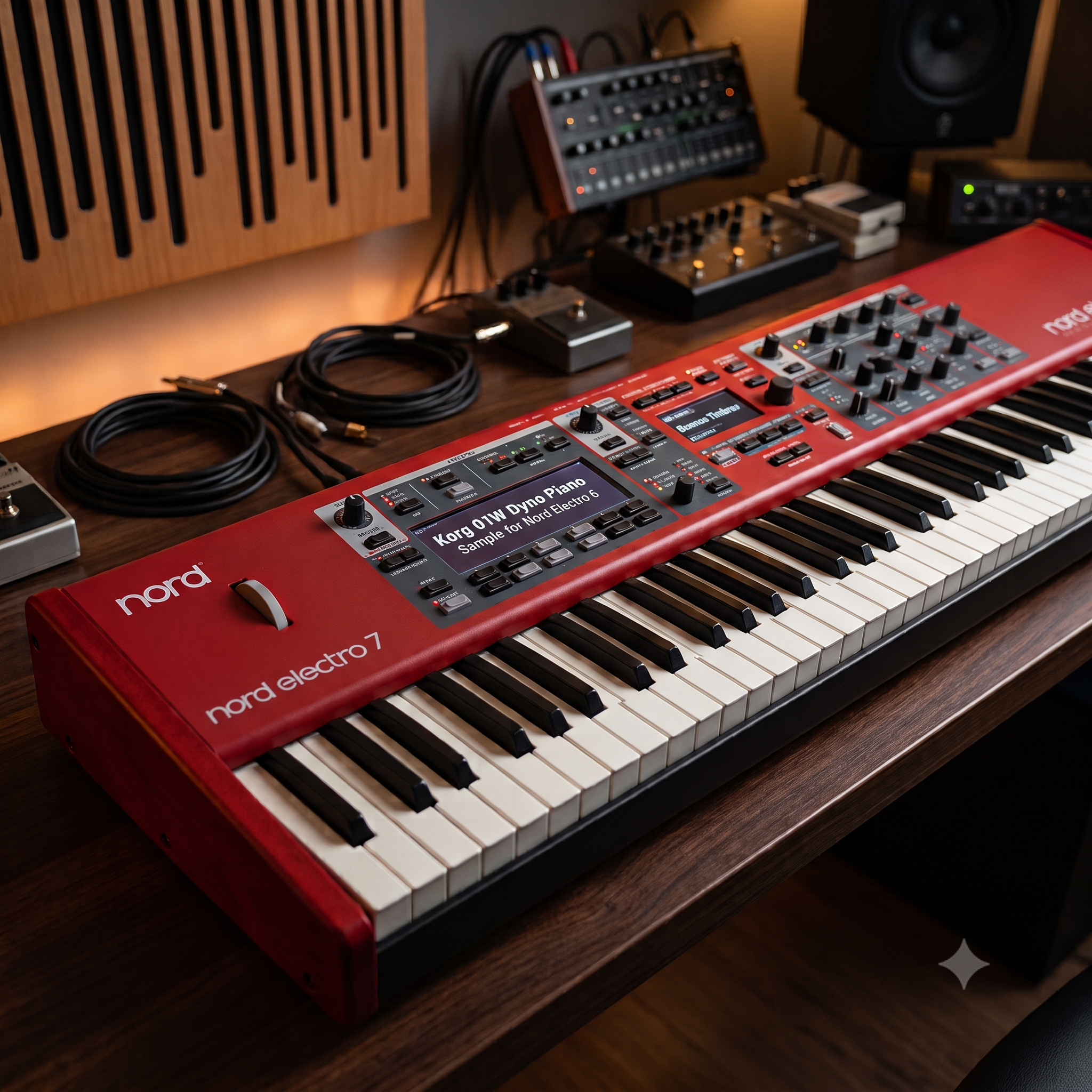Individual tone Korg 01W Dyno Piano for Nord Electro 7