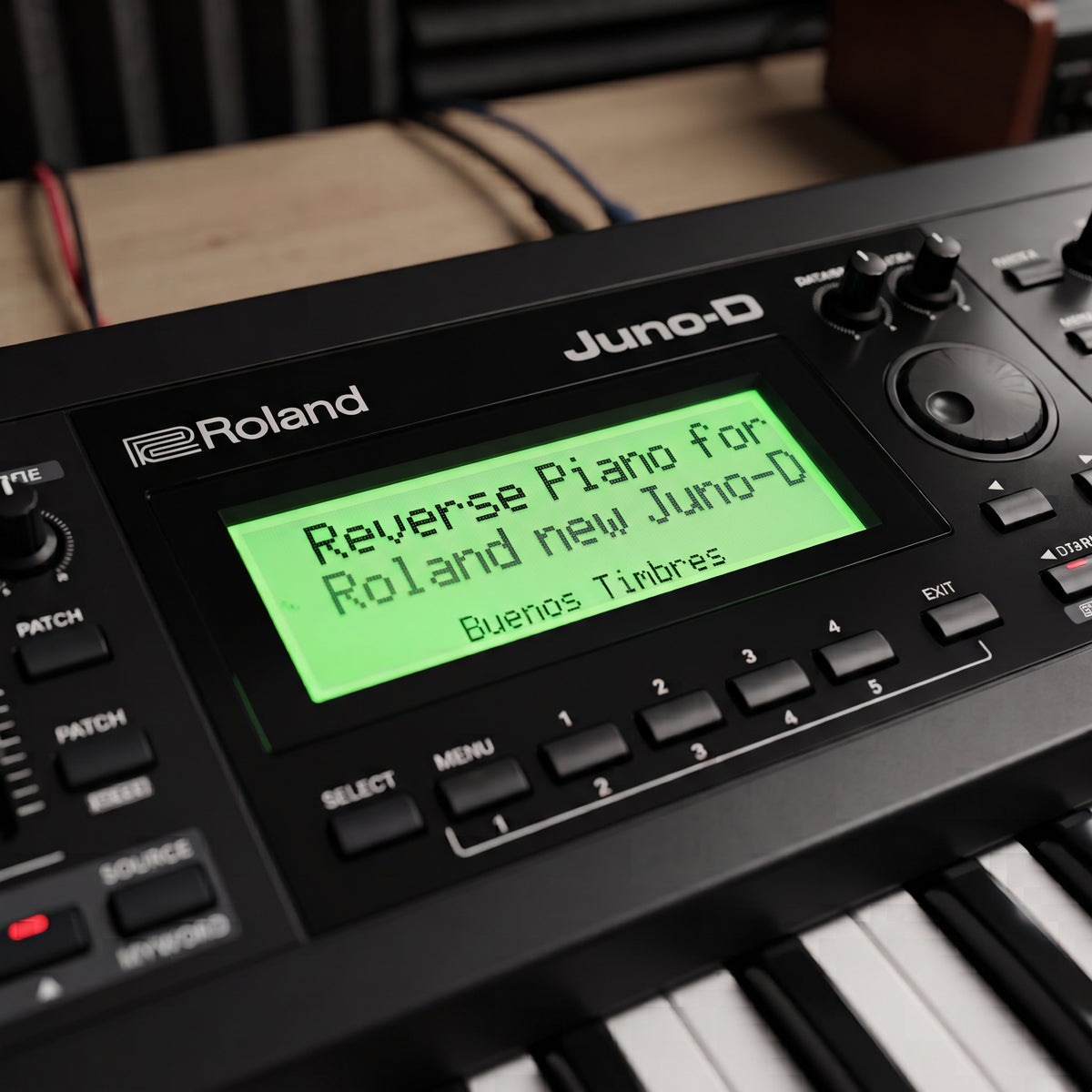 Individual tone Reverse Piano for Roland new Juno-D