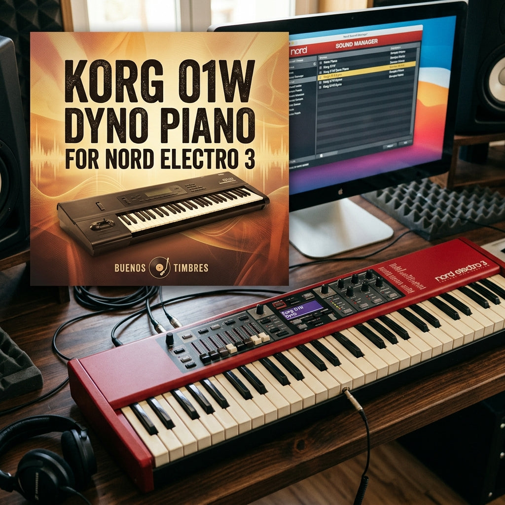 Individual tone Korg 01W Dyno Piano for Nord Electro 3