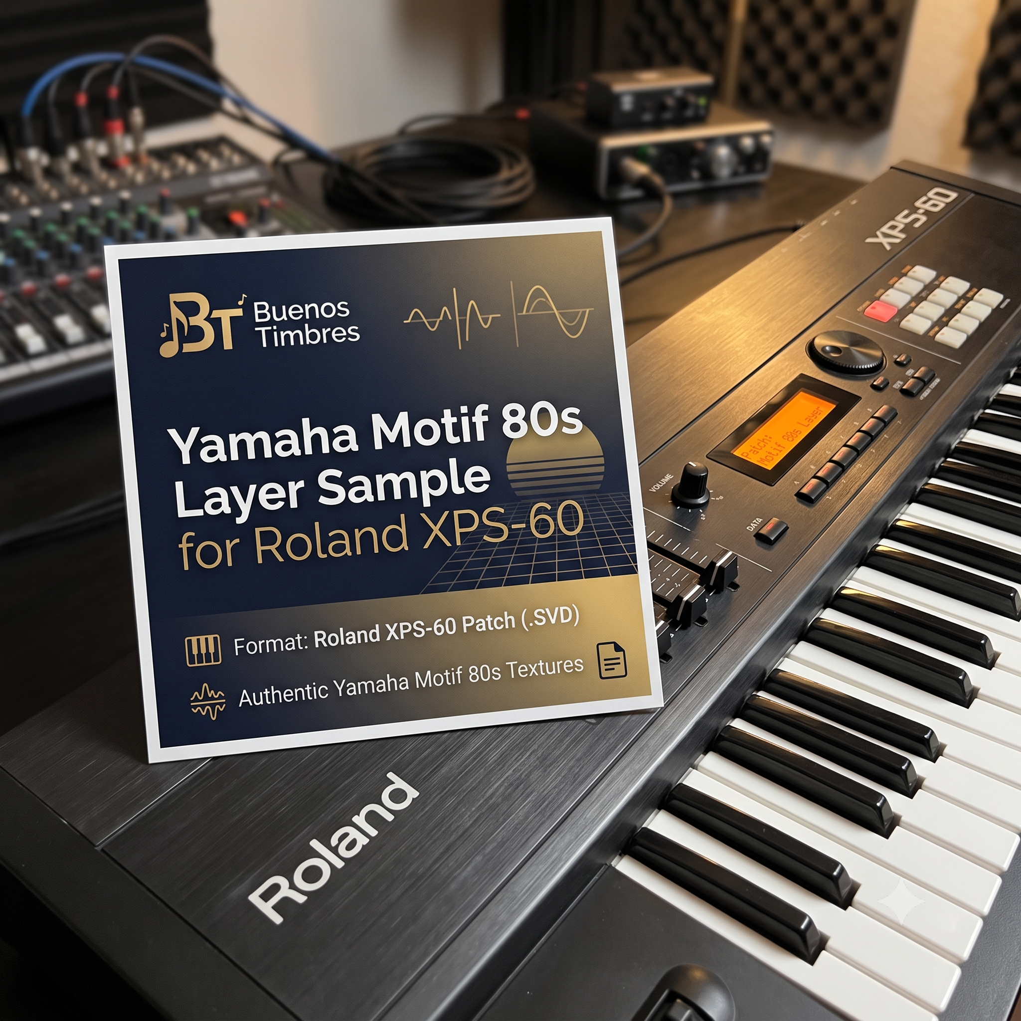 Individual Yamaha Motif 80s Layer for Roland XPS-60