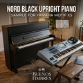 Individual tone Nord Black Upright Piano for Yamaha Motif-XS