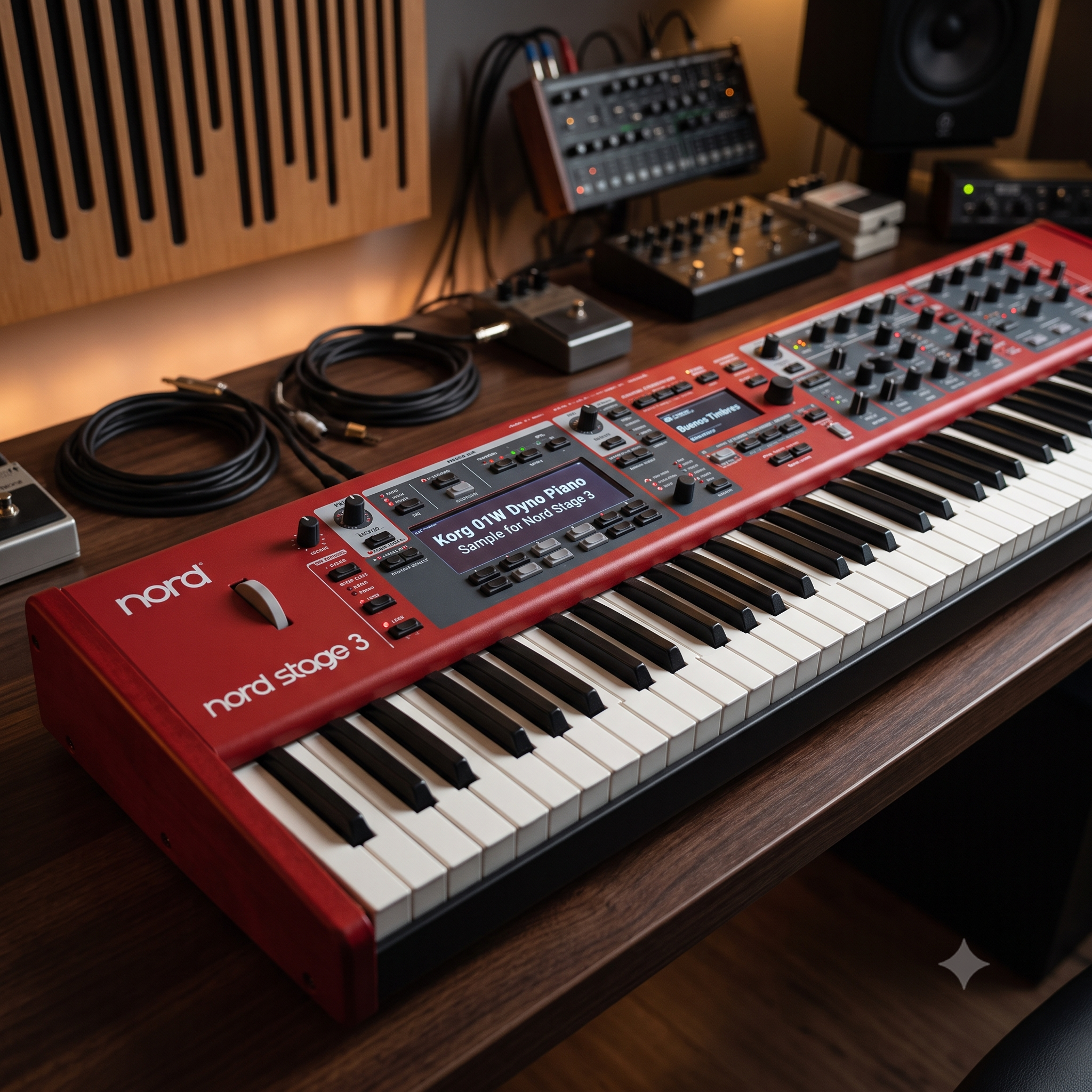 Individual tone Korg 01W Dyno Piano for Nord Stage 3
