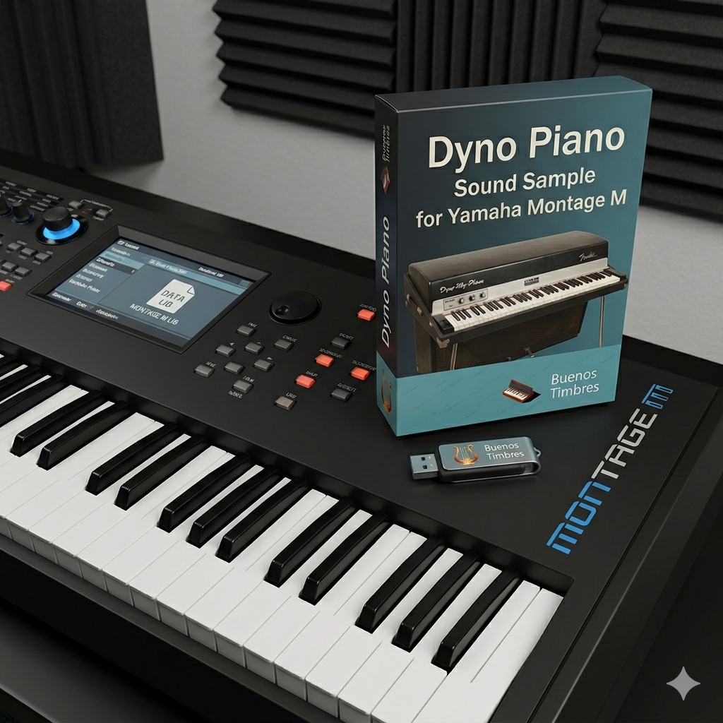Sons individuais de piano Dyno para Yamaha Montage M