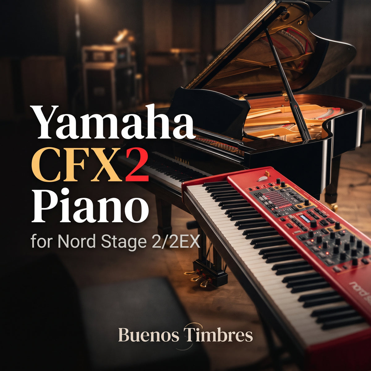 Individual tone Yamaha CFX2 Piano for Nord Stage 2/2EX
