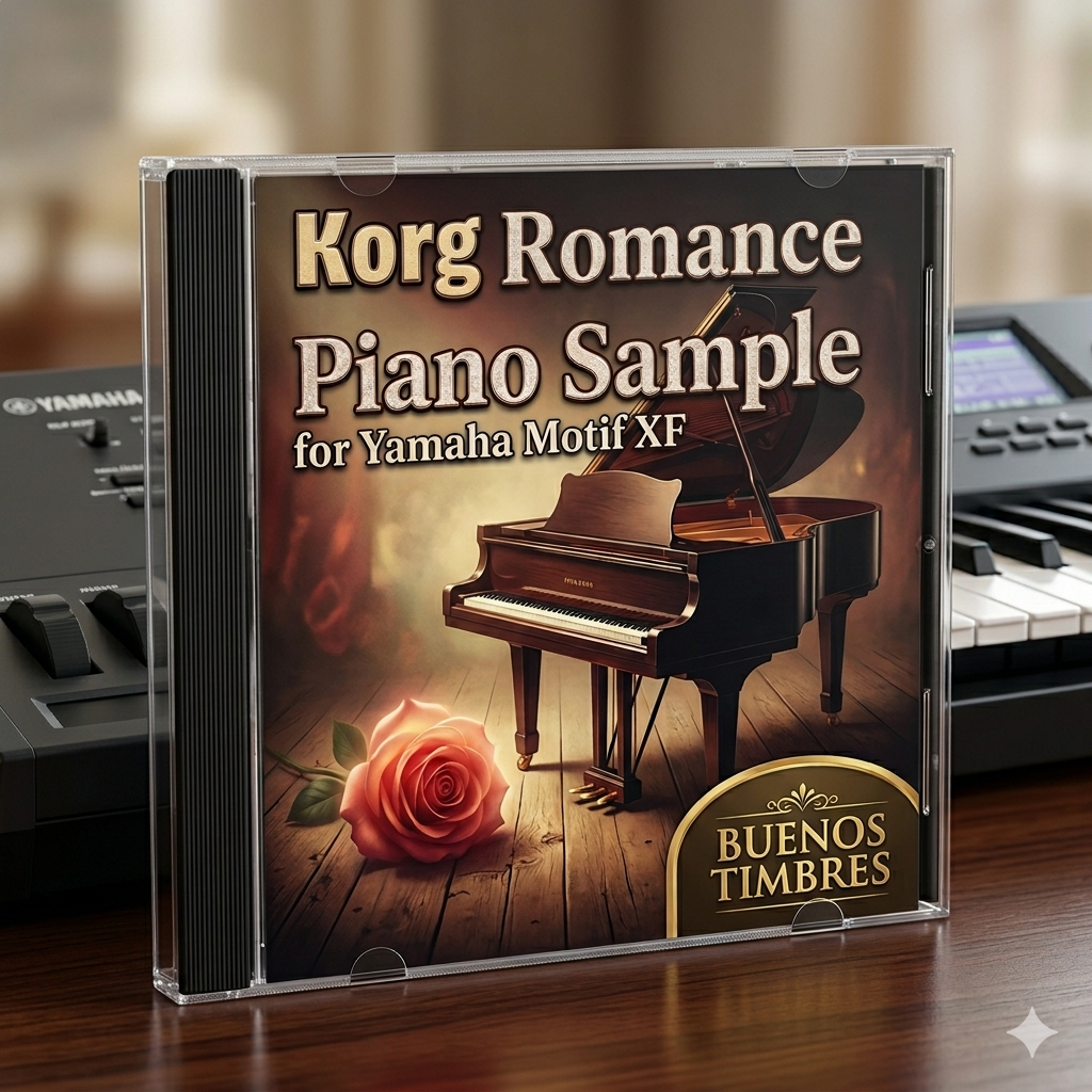 Tons individuais Korg Romance Piano para Yamaha Motif XF